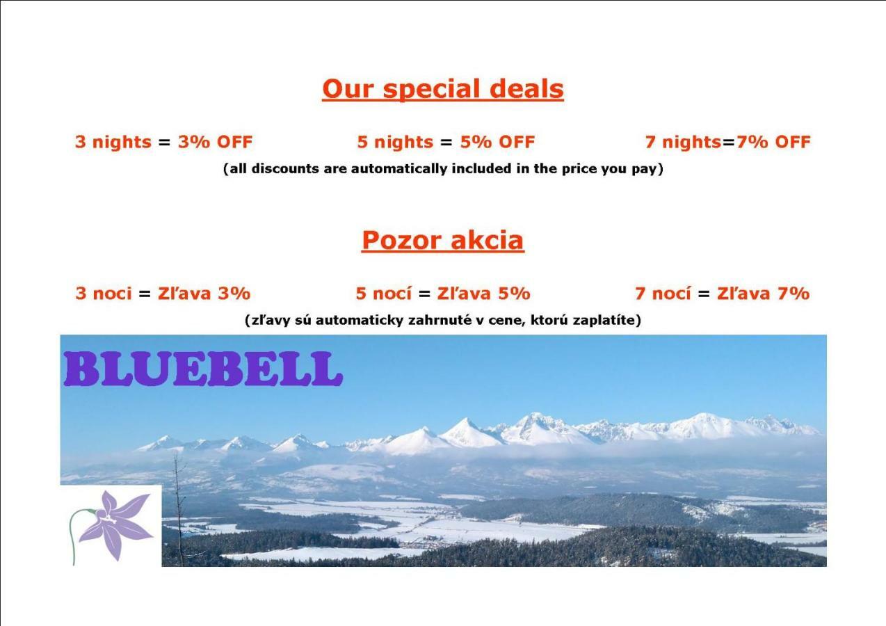 MengusovceBluebell公寓 外观 照片